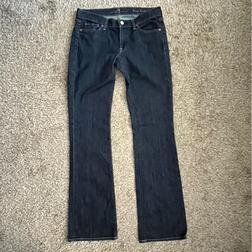 7 for all Mankind long bootcut jeans size 28